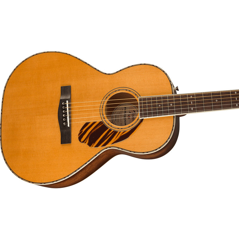 Guitarra Acústica Fender Paramount PS-220E Parlor con mástil de Ovangkol - Natural