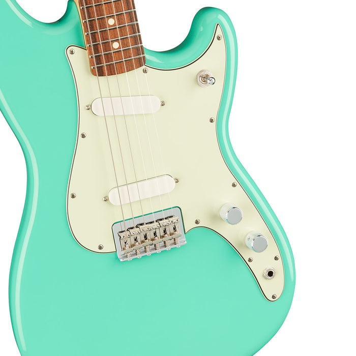 Guitarra Eléctrica Fender Player Duo Sonic con mástil de Pau Ferro - Sea Foam Green