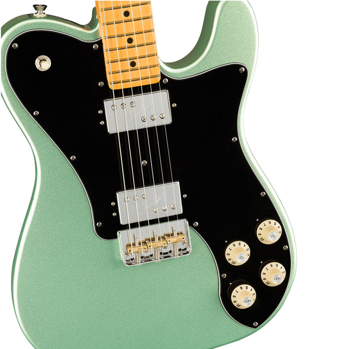 Guitarra Eléctrica Fender American Professional II Telecaster Deluxe con mástil de Maple - Mystic Surf Green