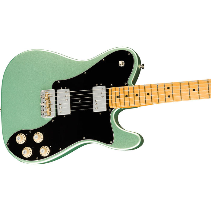 Guitarra Eléctrica Fender American Professional II Telecaster Deluxe con mástil de Maple - Mystic Surf Green