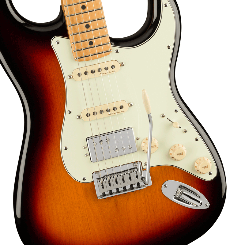Guitarra Eléctrica Fender  Player Plus Stratocaster® HSS con mástil de Maple - 3 Tone Sunburst