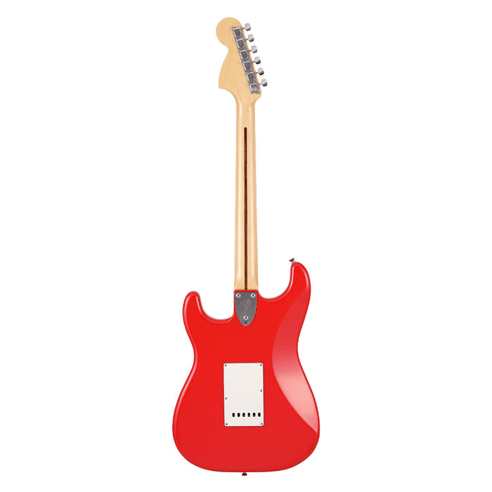 Guitarra Eléctrica Fender Made in Japan Limited Internacional Color Stratocaster con mástil de Palo Rosa - Morocco Red