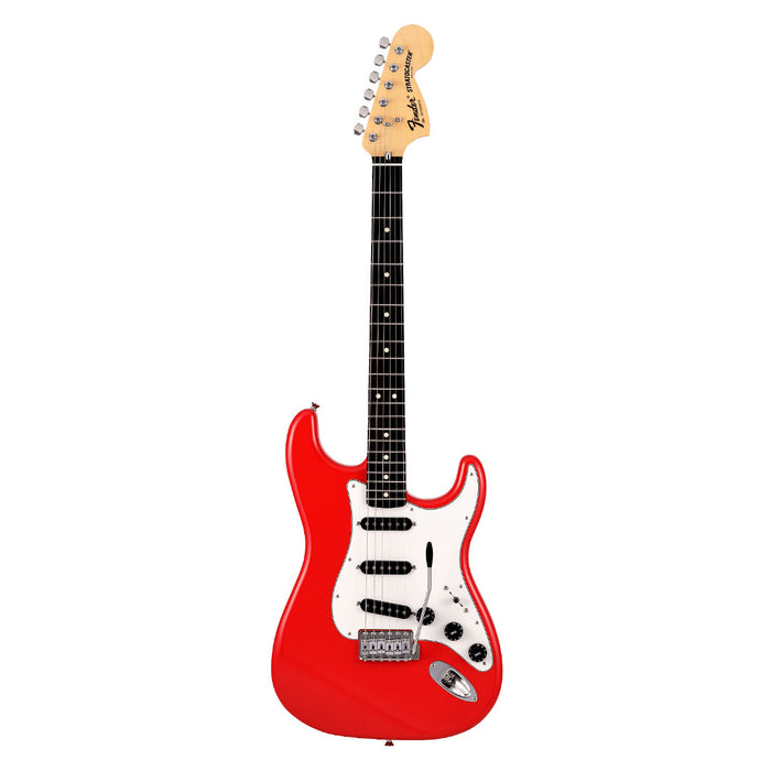 Guitarra Eléctrica Fender Made in Japan Limited Internacional Color Stratocaster con mástil de Palo Rosa - Morocco Red