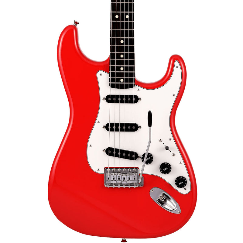 Guitarra Eléctrica Fender Made in Japan Limited Internacional Color Stratocaster® con mástil de Palo Rosa - Morocco Red