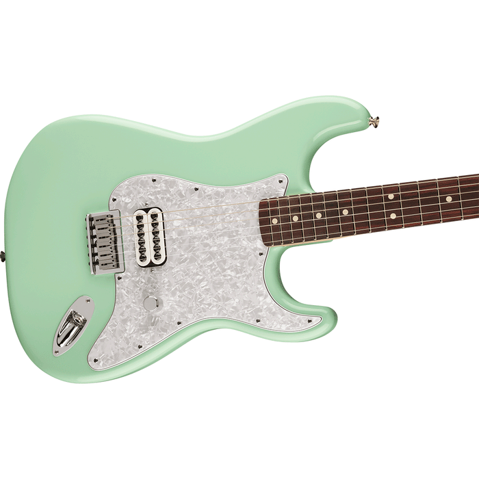 Guitarra Eléctrica Fender Artist Series Stratocaster Tom Delonge con mástil de Palo Rosa - Surf Green