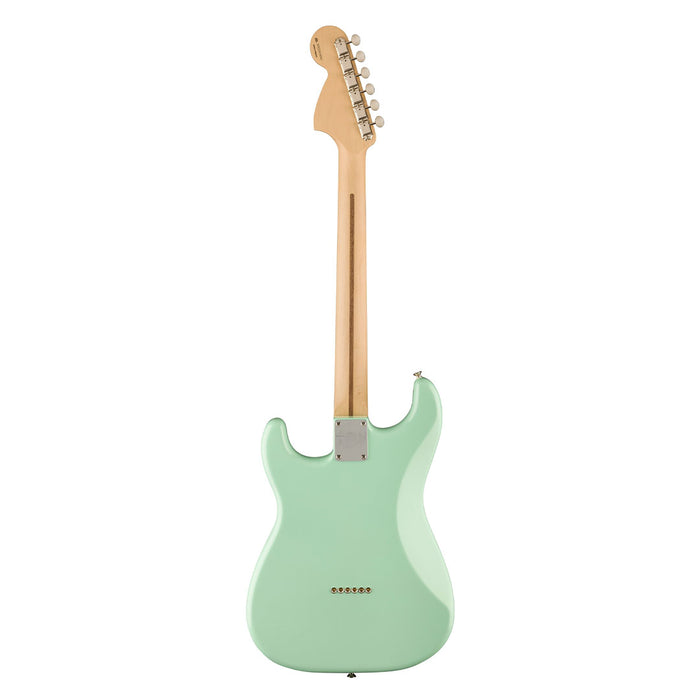 Guitarra Eléctrica Fender Artist Series Stratocaster Tom Delonge con mástil de Palo Rosa - Surf Green