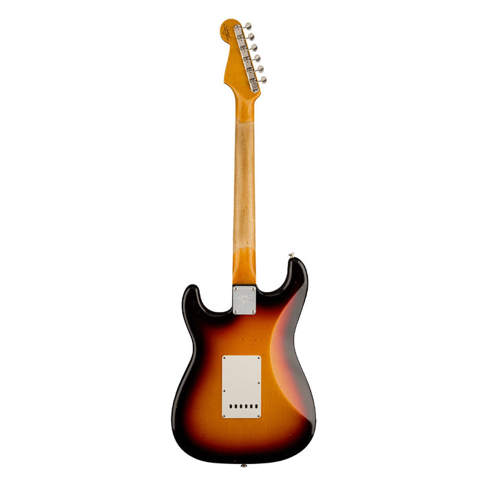 Guitarra Eléctrica Fender Custom Shop Stratocaster Journeyman Relic 1963 - 3 Tone Sunburst