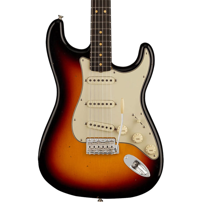 Guitarra Eléctrica Fender Custom Shop Stratocaster Journeyman Relic 1963 - 3 Tone Sunburst