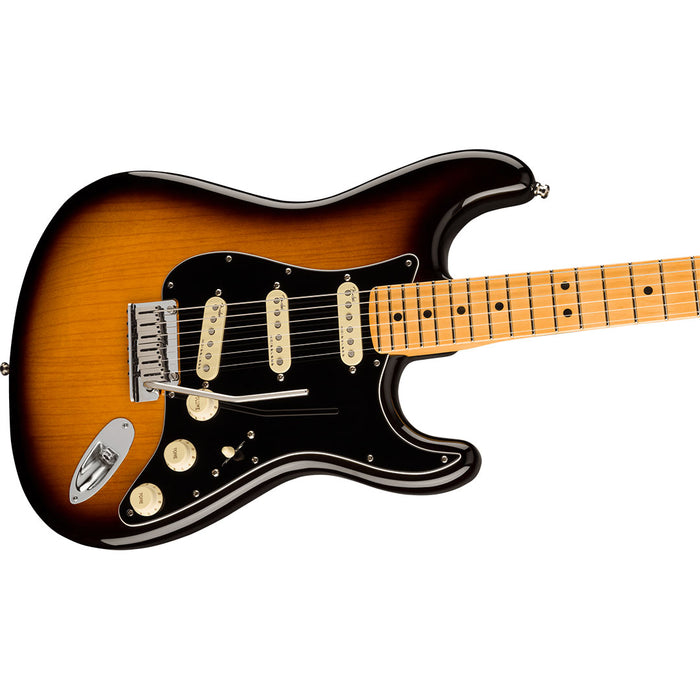 Guitarra Eléctrica Fender American Ultra Luxe Stratocaster con mástil de Maple - 2 Tone Suburst