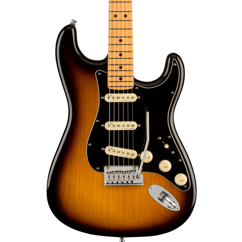 Guitarra Eléctrica Fender American Ultra Luxe Stratocaster con mástil de Maple - 2 Tone Suburst