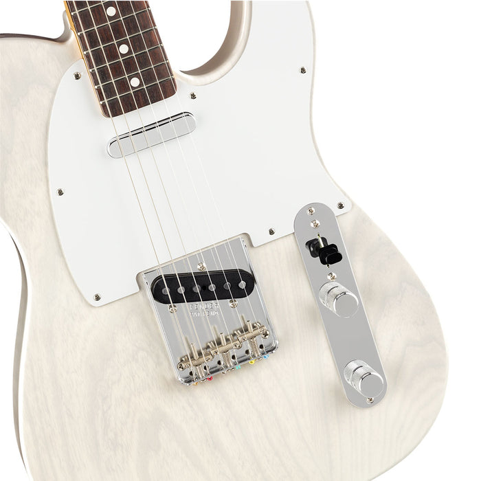 Guitarra Eléctrica Fender Artist Series Jimmy Page Mirror Telecaster con mástil de Palo Rosa - White Blonde