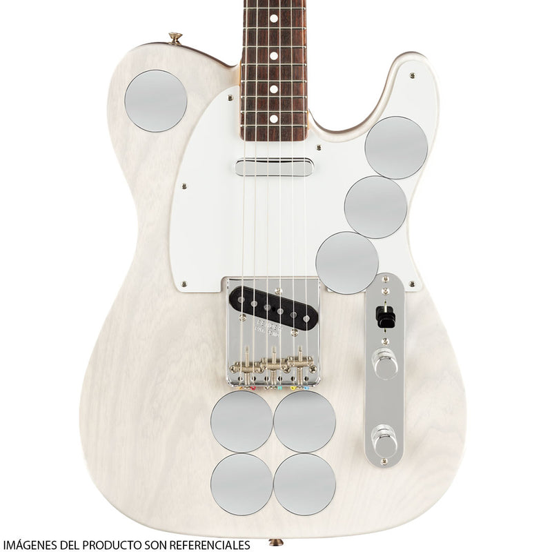 Guitarra Eléctrica Fender Artist Series Jimmy Page® Mirror Telecaster® con diapasón de Palo Rosa - White Blonde