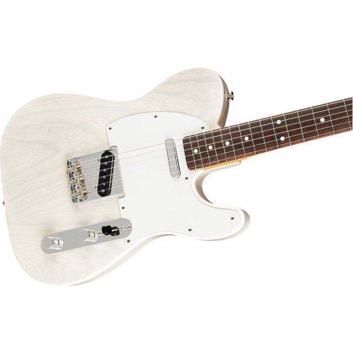 Guitarra Eléctrica Fender Artist Series Jimmy Page Mirror Telecaster con mástil de Palo Rosa - White Blonde