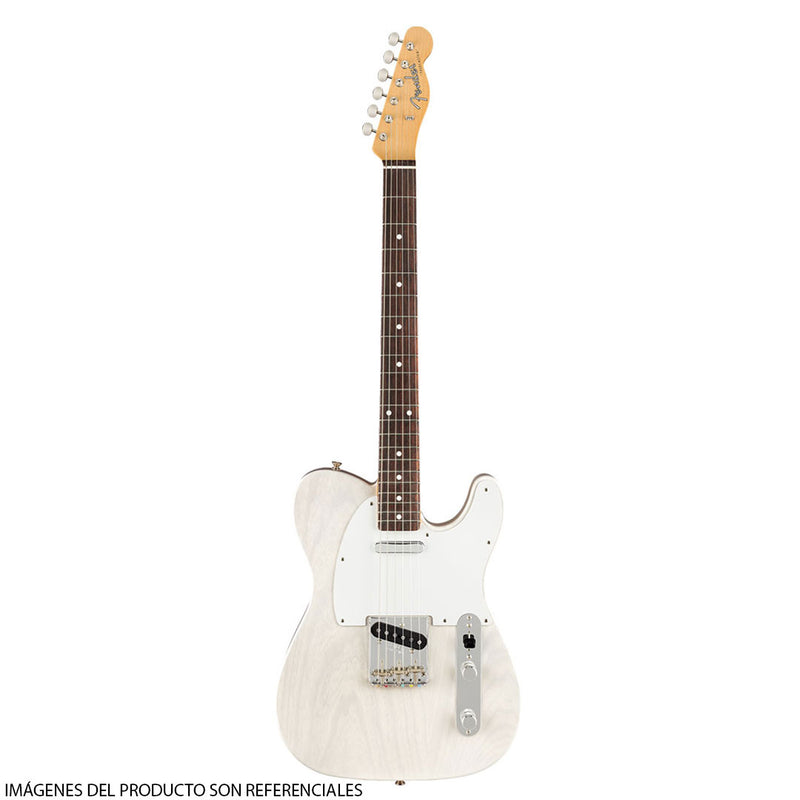 Guitarra Eléctrica Fender Artist Series Jimmy Page® Mirror Telecaster® con diapasón de Palo Rosa - White Blonde