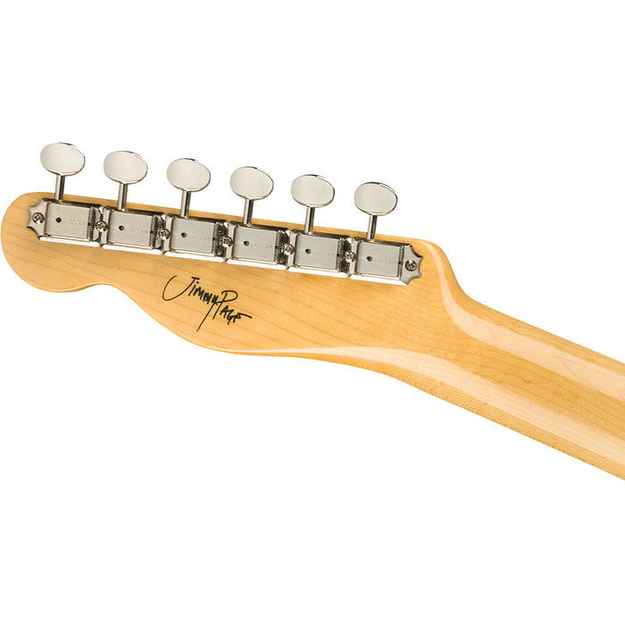 Guitarra Eléctrica Fender Artist Series Jimmy Page Mirror Telecaster con mástil de Palo Rosa - White Blonde