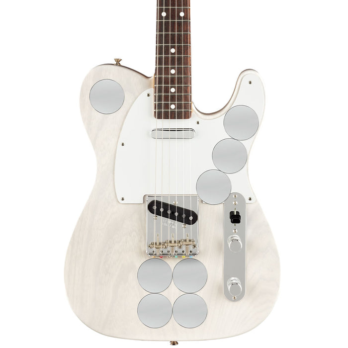 Guitarra Eléctrica Fender Artist Series Jimmy Page Mirror Telecaster con mástil de Palo Rosa - White Blonde