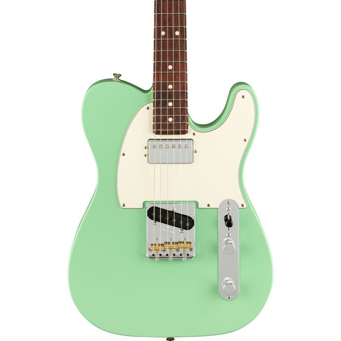 Guitarra Eléctrica Fender American Performer Telecaster HUM con mástil de Palo Rosa - Satin Surf Green