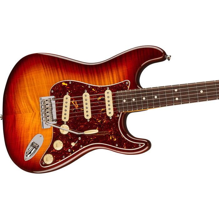 Guitarra Eléctrica Fender American Professional II 70th Anniversary Stratocaster con mástil de Palo Rosa - Comet Burst