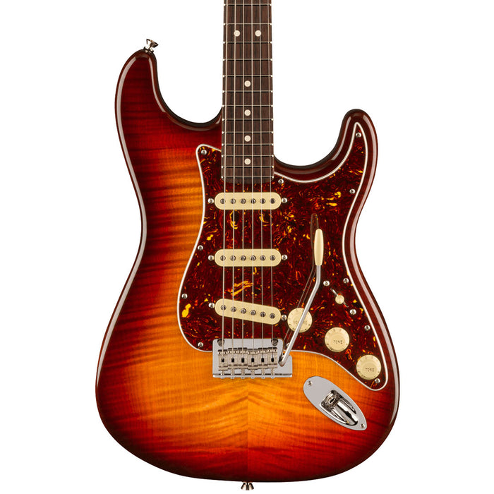 Guitarra Eléctrica Fender American Professional II 70th Anniversary Stratocaster con mástil de Palo Rosa - Comet Burst