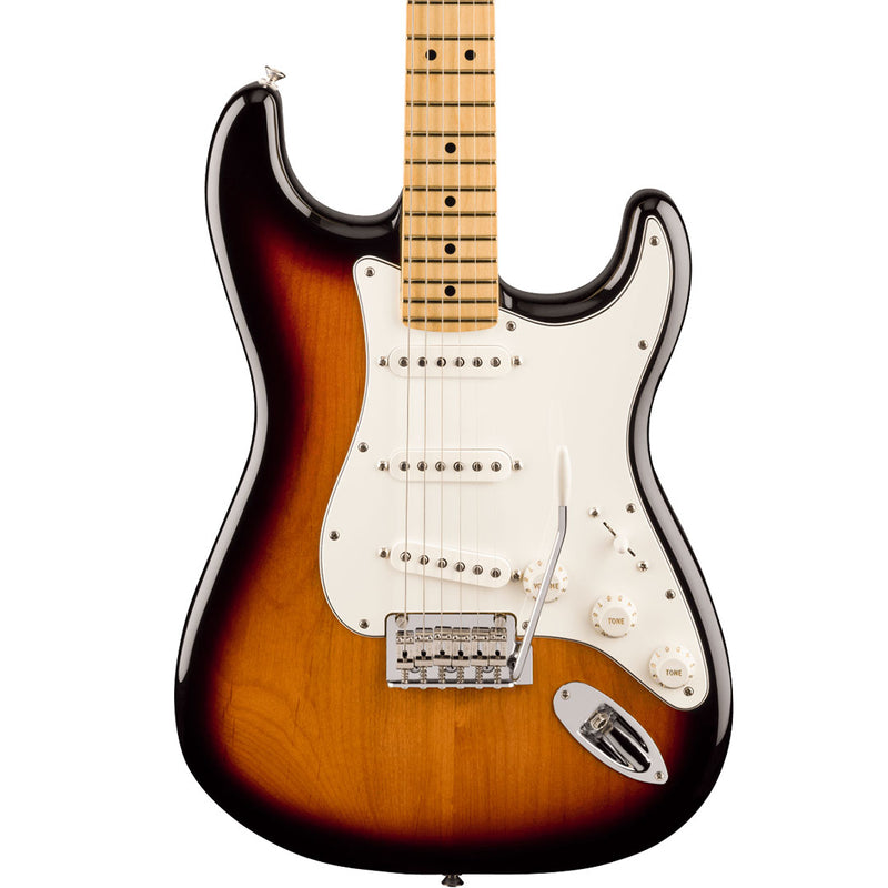 Guitarra Eléctrica Fender Player Anniversary Stratocaster con mástil de Maple - 2 Tone Sunburst