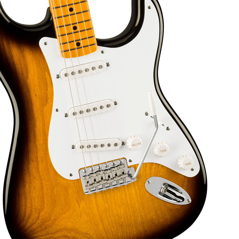 Guitarra Eléctrica Fender 70 th Anniversary American Vintage II 1954 Stratocaster con mástil de Maple - 2 Tone Sunburst
