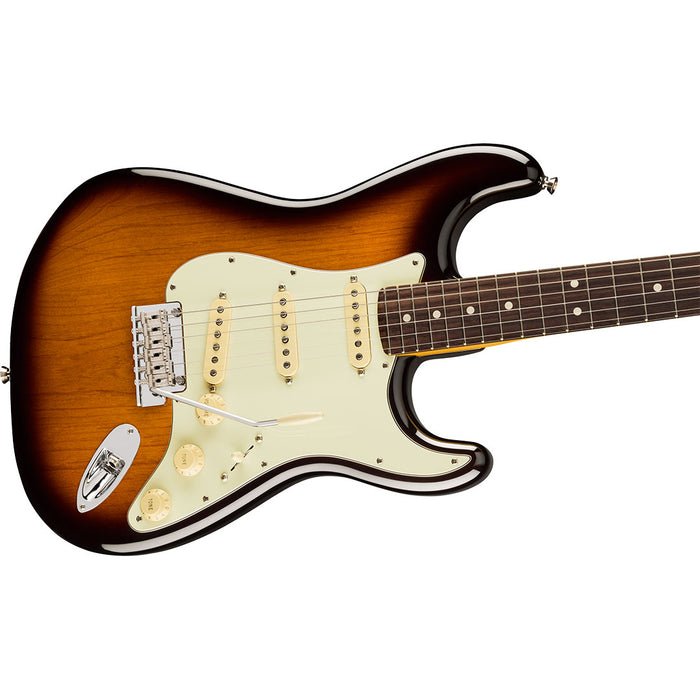 Guitarra Eléctrica Fender American Professional II Anniversary Stratocaster con mástil de Palo Rosa - 2 Tone Sunburst