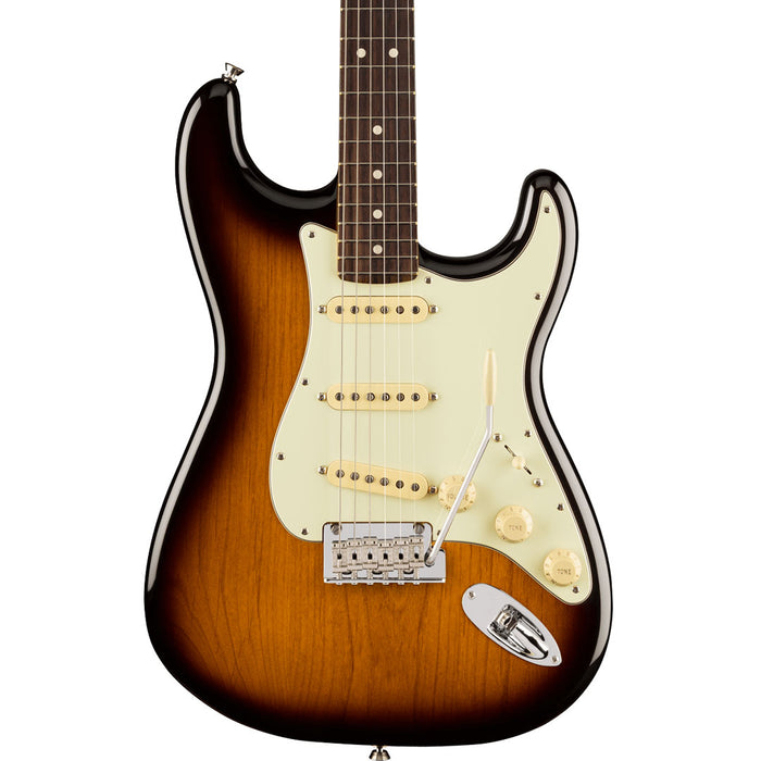 Guitarra Eléctrica Fender American Professional II Anniversary Stratocaster con mástil de Palo Rosa - 2 Tone Sunburst