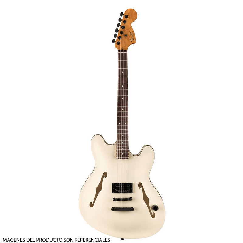 Guitarra Eléctrica Fender Artist Signature Starcaster® Tom Delonge con diapasón de Palorosa - Satin Olympic White