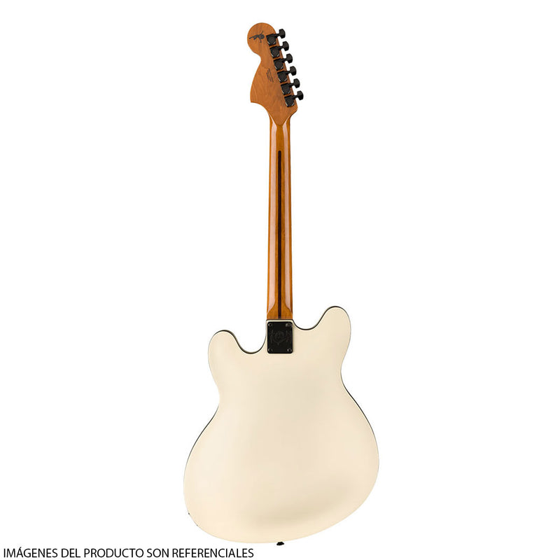 Guitarra Eléctrica Fender Artist Signature Starcaster® Tom Delonge con diapasón de Palorosa - Satin Olympic White