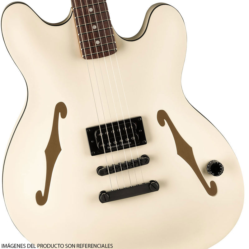 Guitarra Eléctrica Fender Artist Signature Starcaster® Tom Delonge con diapasón de Palorosa - Satin Olympic White