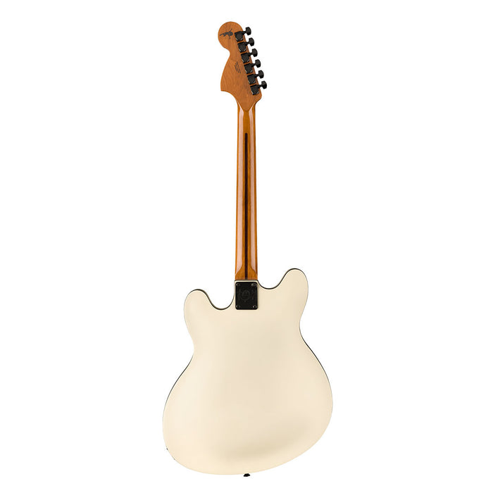 Guitarra Eléctrica Fender Artist Series Starcaster Tom Delonge con mástil de Palo Rosa - Satin Olympic White