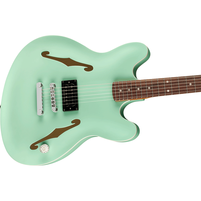 Guitarra Eléctrica Fender Signatura Tom DelongeStarcaster® Tom DeLonge con mástil de Palo Rosa - Satin Surf Green