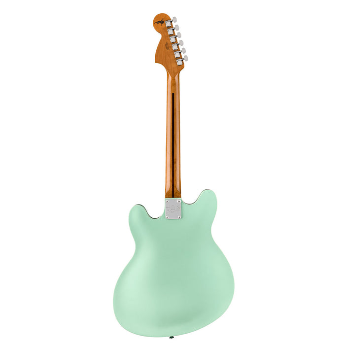 Guitarra Eléctrica Fender Signatura Tom Delonge Starcaster con mástil de Palo Rosa - Satin Surf Green