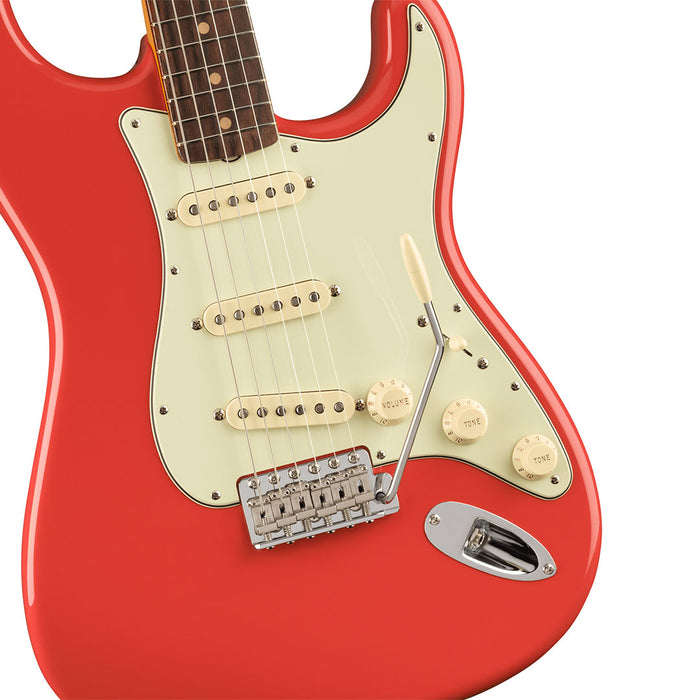 Guitarra Eléctrica Fender American Vintage II 1961 Stratocaster con mástil de Palo Rosa - Fiesta Red