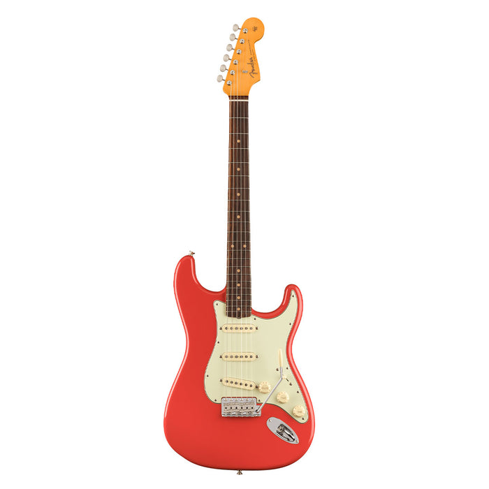 Guitarra Eléctrica Fender American Vintage II 1961 Stratocaster con mástil de Palo Rosa - Fiesta Red