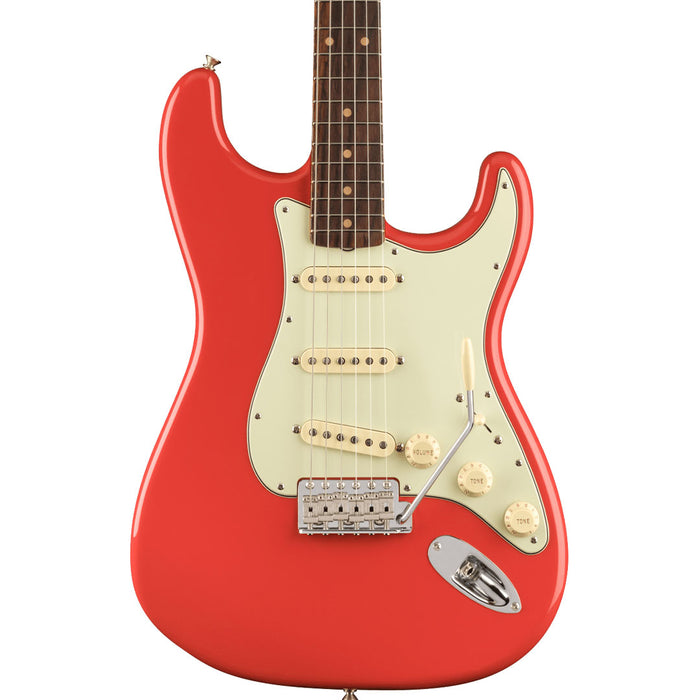 Guitarra Eléctrica Fender American Vintage II 1961 Stratocaster con mástil de Palo Rosa - Fiesta Red