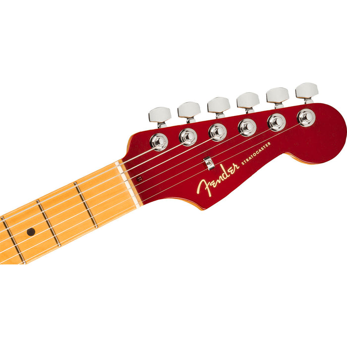 Guitarra Eléctrica Fender American Ultra Luxe Stratocaster con mástil de Maple - Plasma Red Burst