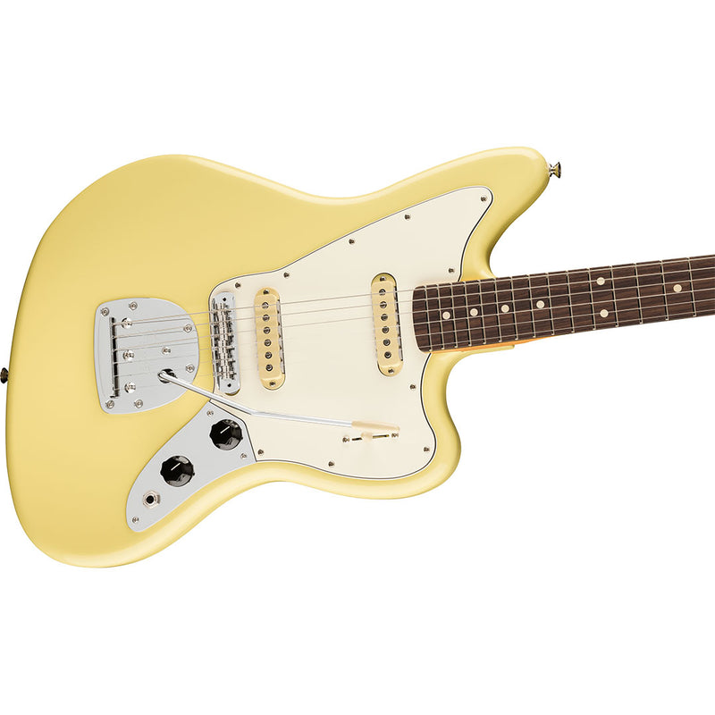 Guitarra Eléctrica Fender Player II Jaguar con mástil de Palo Rosa - Hialeah Yellow