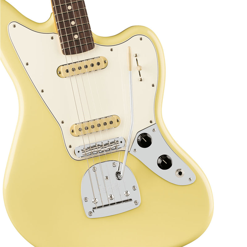 Guitarra Eléctrica Fender Player II Jaguar con mástil de Palo Rosa - Hialeah Yellow