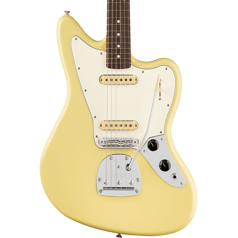 Guitarra Eléctrica Fender Player II Jaguar con mástil de Palo Rosa - Hialeah Yellow