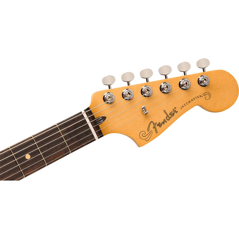 Guitarra Eléctrica Fender Player II Jazzmaster® de Edición Limitada British Racing Green con diapasón de Palo Rosa - 3 Tone Sunburst