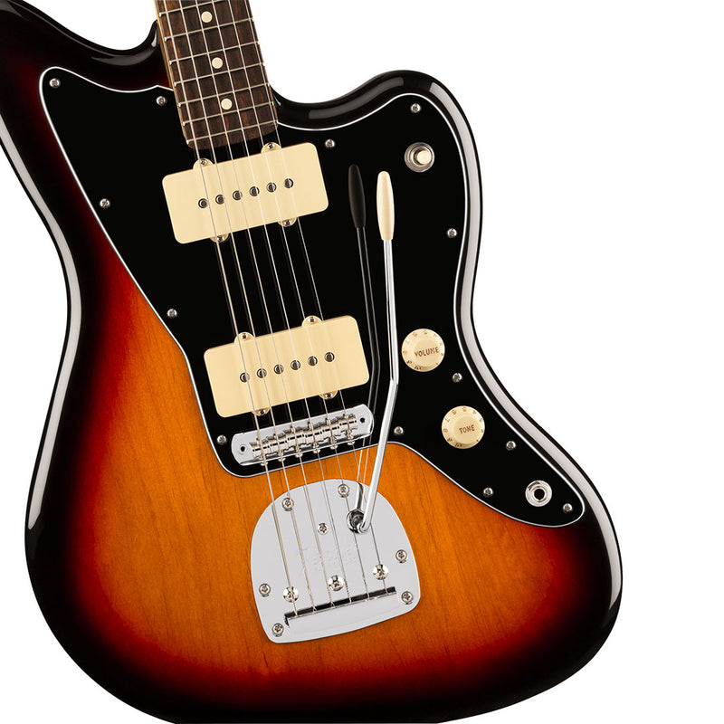 Guitarra Eléctrica Fender Player II Jazzmaster® de Edición Limitada British Racing Green con diapasón de Palo Rosa - 3 Tone Sunburst