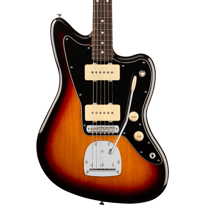 Guitarra Eléctrica Fender Player II Jazzmaster® de Edición Limitada British Racing Green con diapasón de Palo Rosa - 3 Tone Sunburst