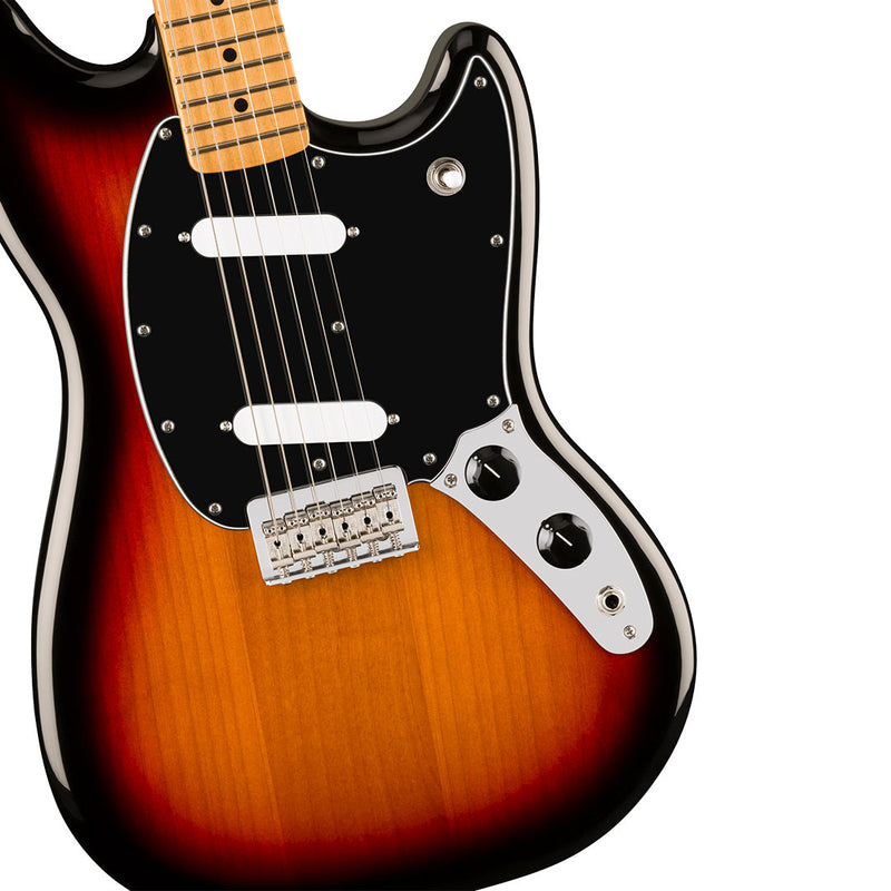 Guitarra Eléctrica Fender Player II Mustang® con diapasón de Maple - 3 Tone Sunburst