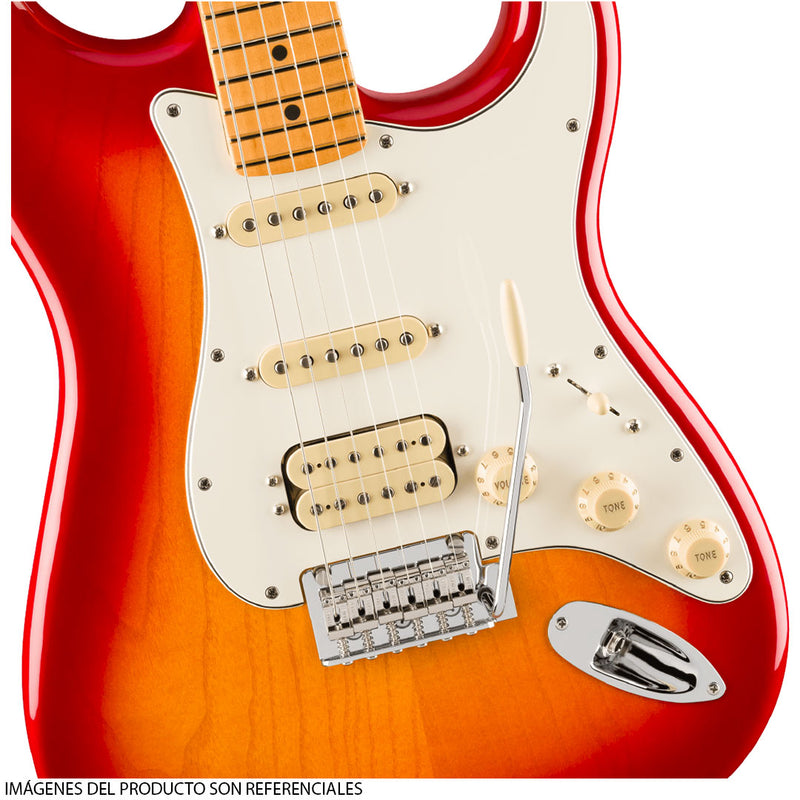 Guitarra Eléctrica Fender Player II Stratocaster HSS con diapasón de Maple - Aged Cherry Burst