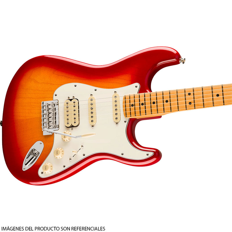 Guitarra Eléctrica Fender Player II Stratocaster HSS con diapasón de Maple - Aged Cherry Burst