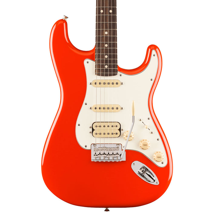 Guitarra Eléctrica Fender Player II Stratocaster HSS con mástil de Palo Rosa - Coral Red