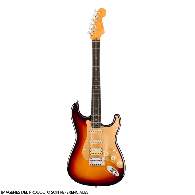 Guitarra Eléctrica Fender American Ultra II Stratocaster® HSS con diapasón de Ébano - Ultraburst