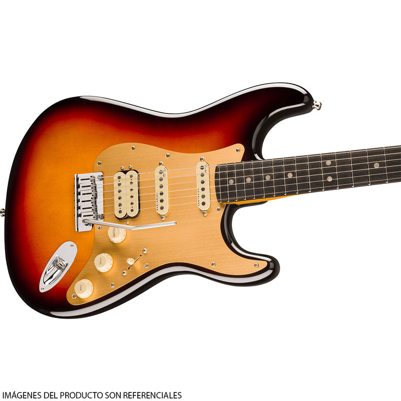 Guitarra Eléctrica Fender American Ultra II Stratocaster® HSS con diapasón de Ébano - Ultraburst