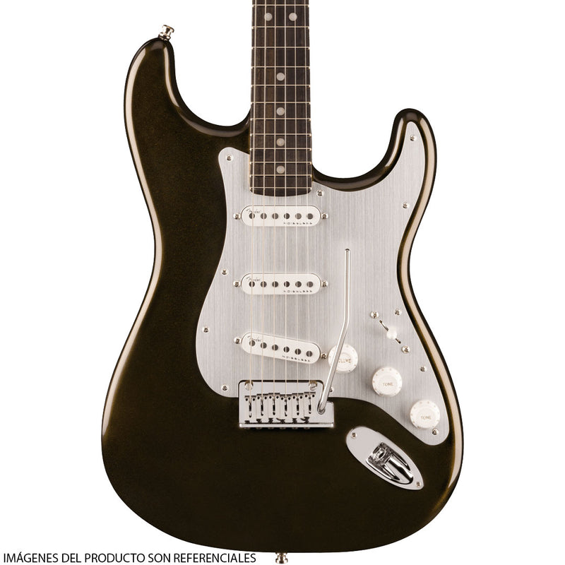 Guitarra Eléctrica American Ultra II Stratocaster® con diapasón de Ébano - Texas Tea